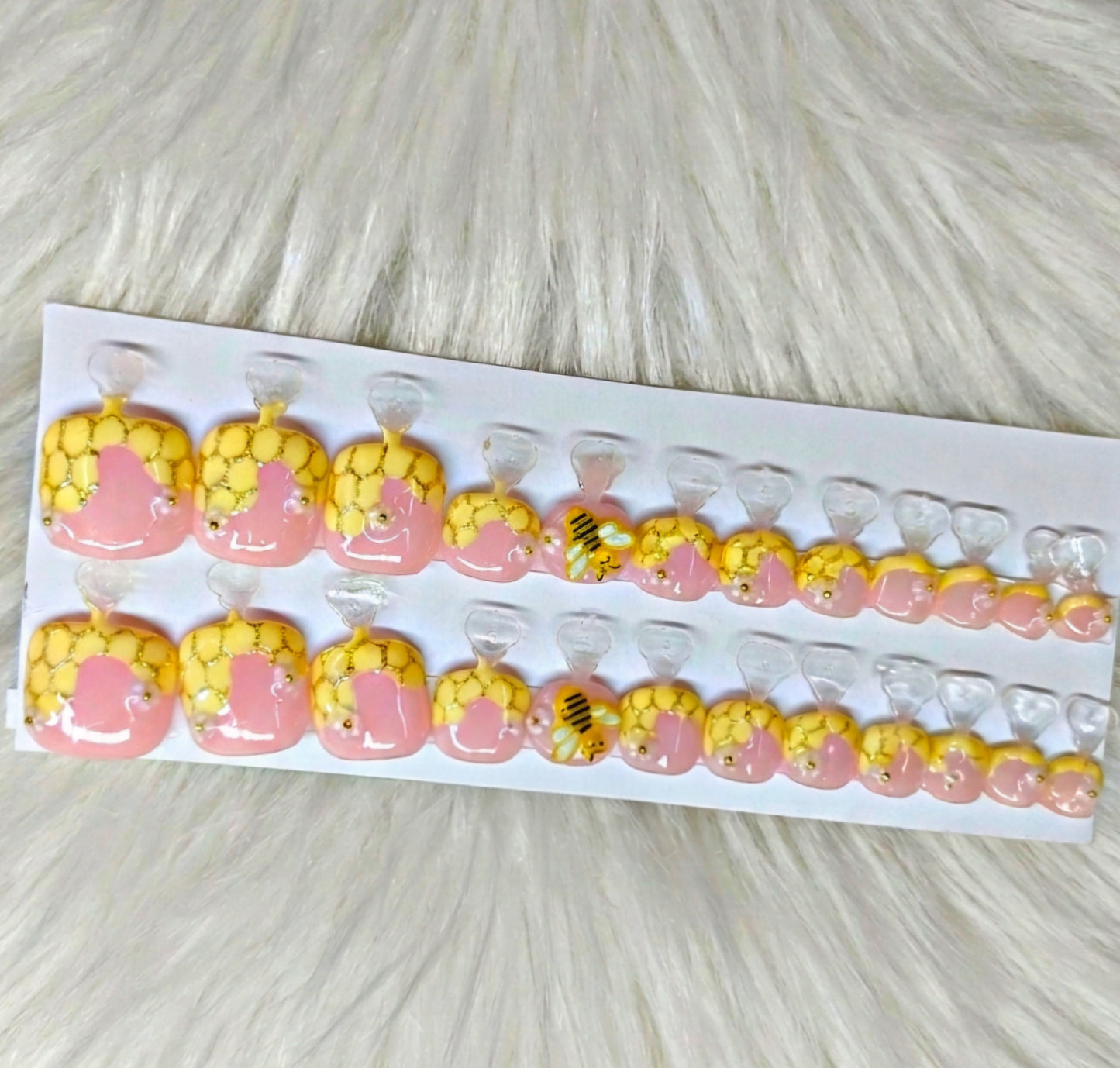 Sweet as Honey Toenails
