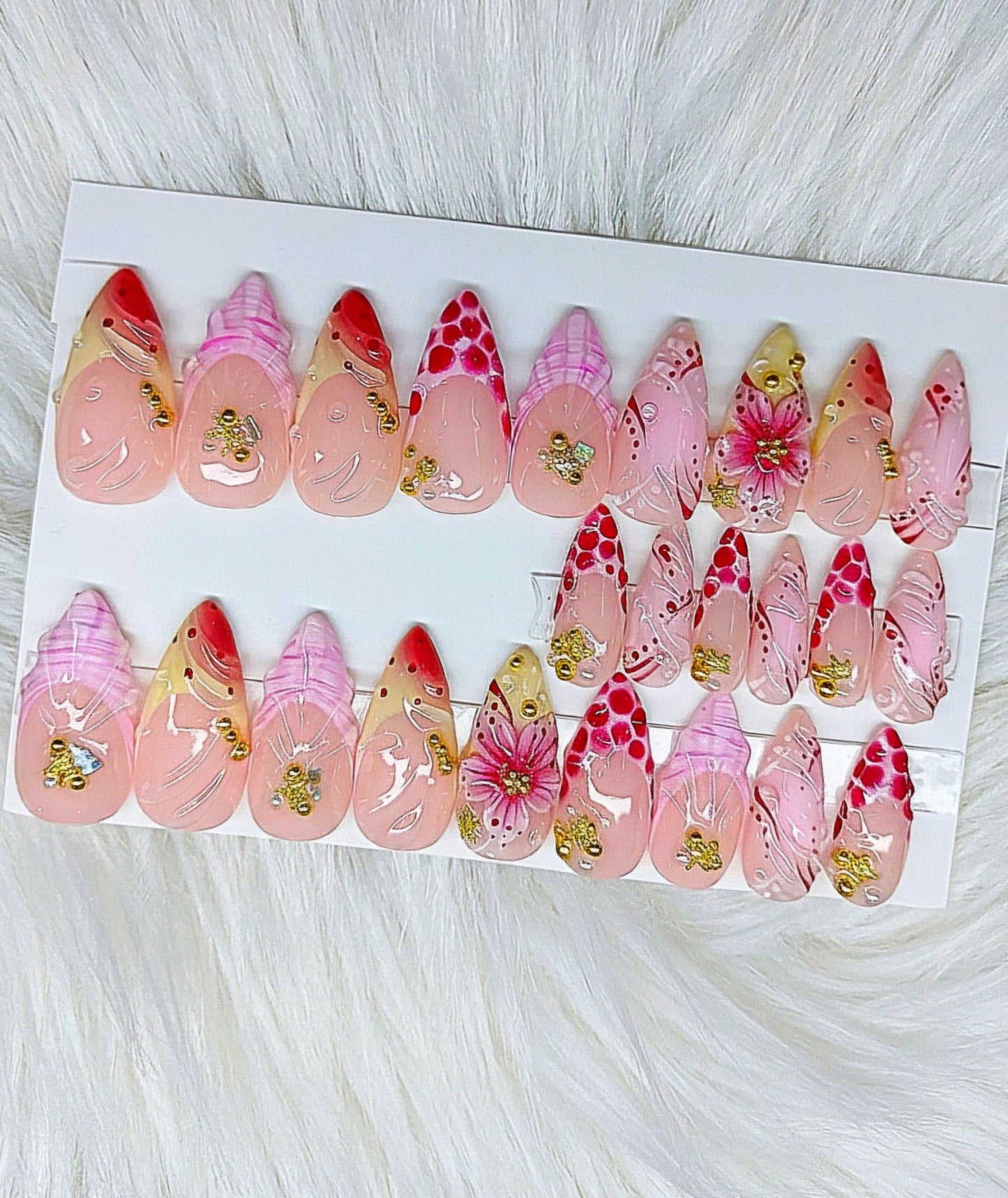 Sassy Sakura Medium Stiletto