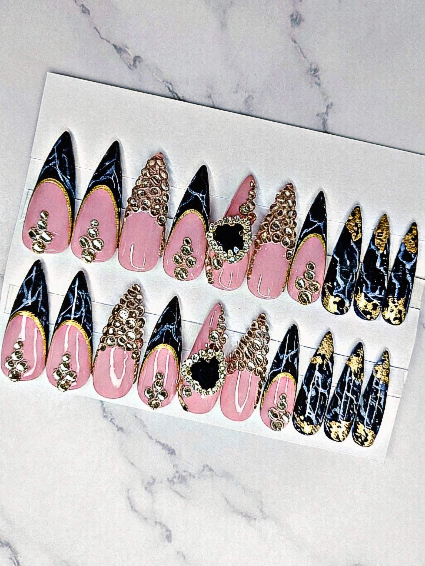 Marble Majesty Long Stiletto
