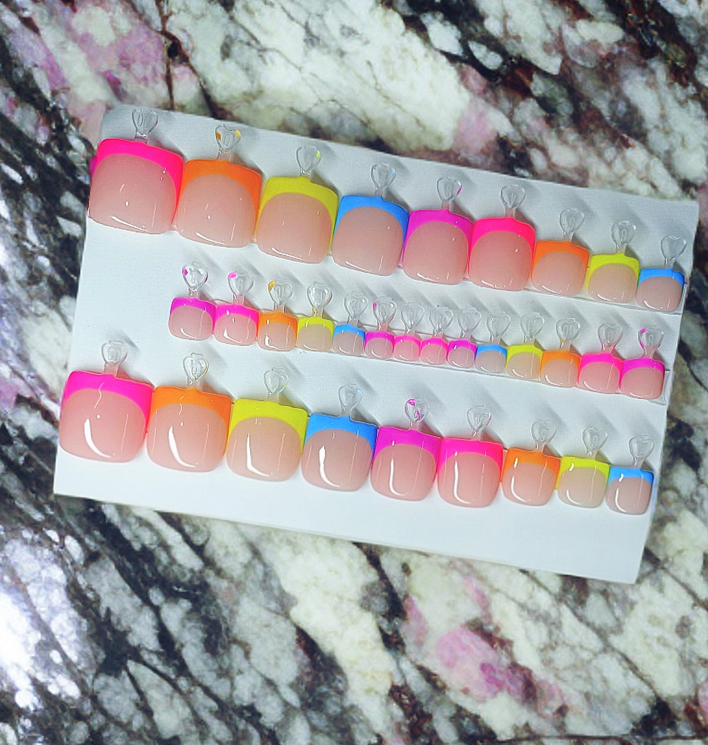 Taste the Rainbow Toenails
