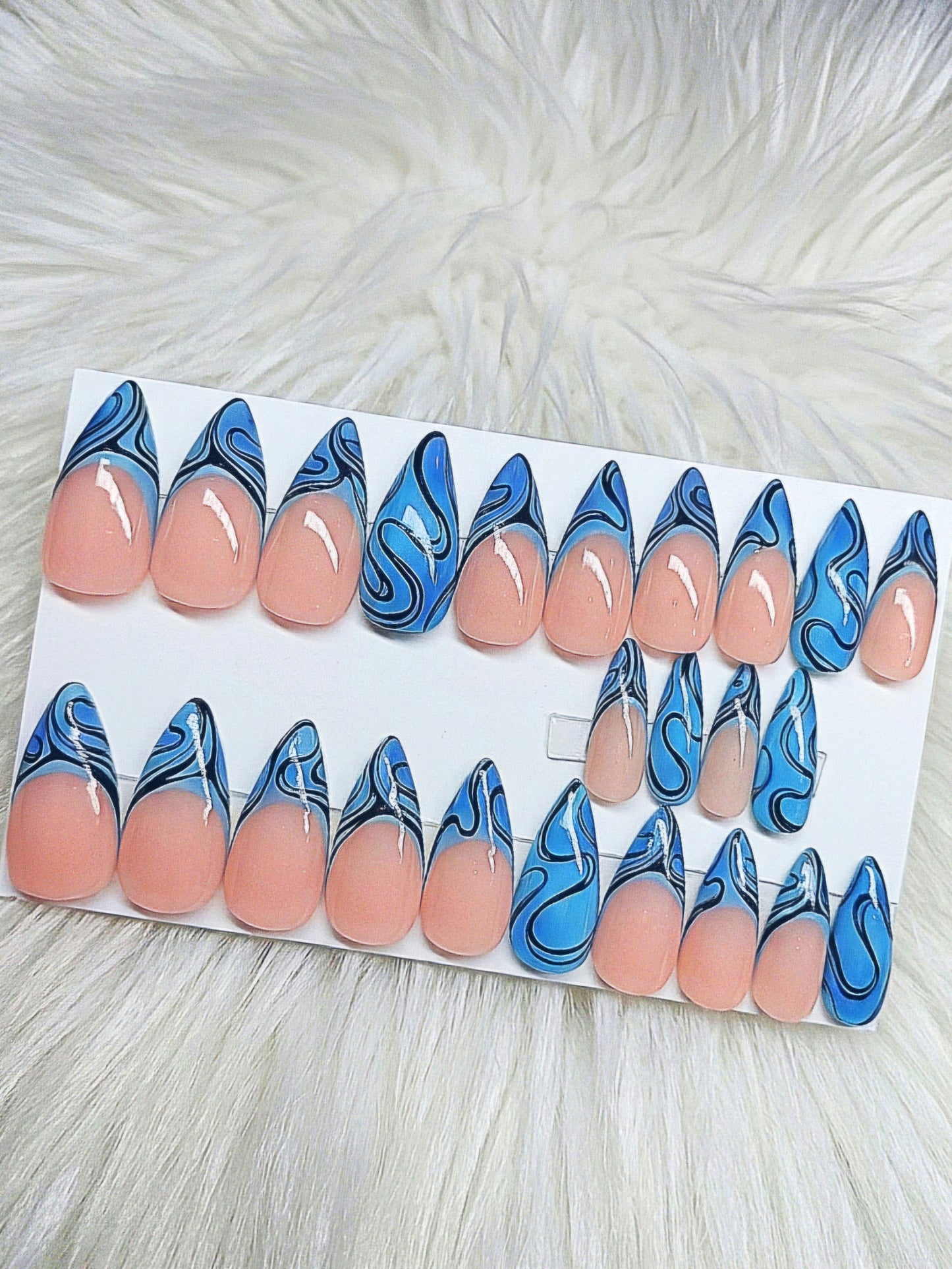 Blue Frequency Medium Stiletto
