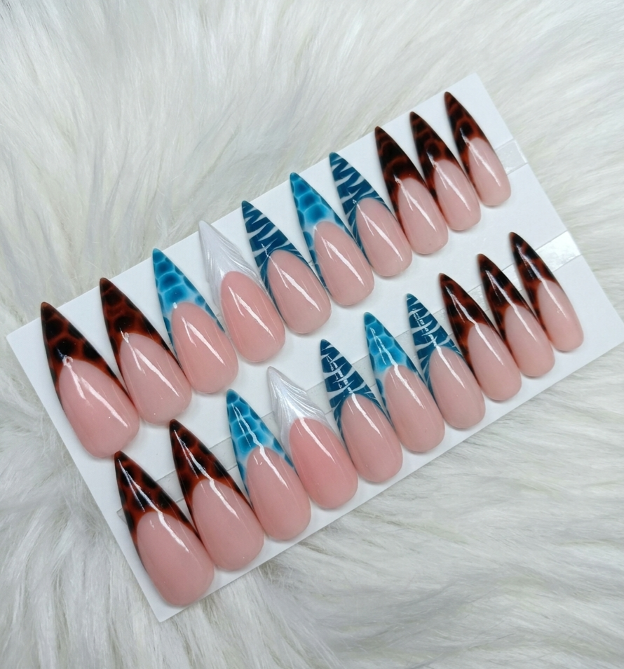 Azure Dynasty Long Stiletto