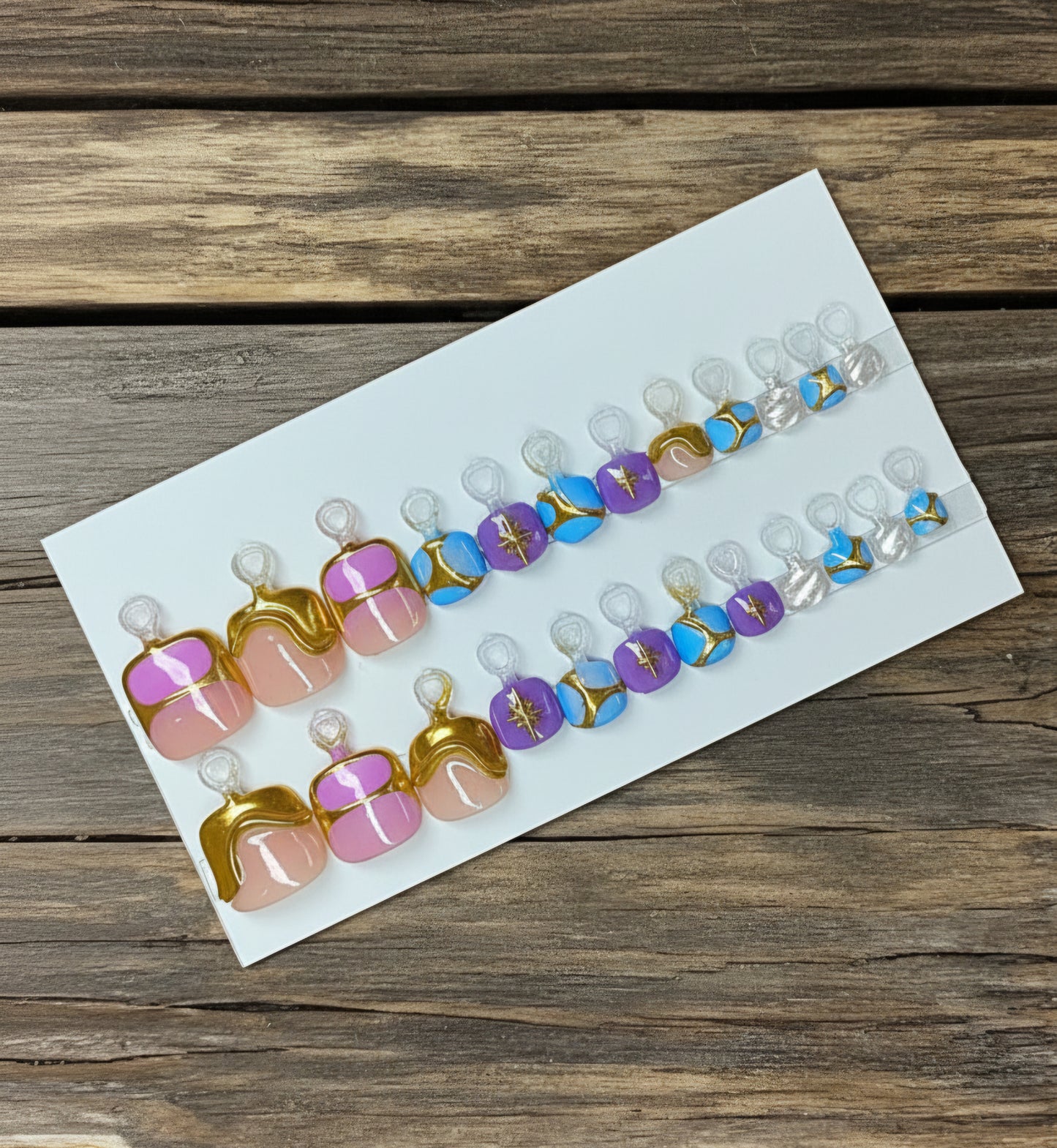 Egyptian Goddess Toenails