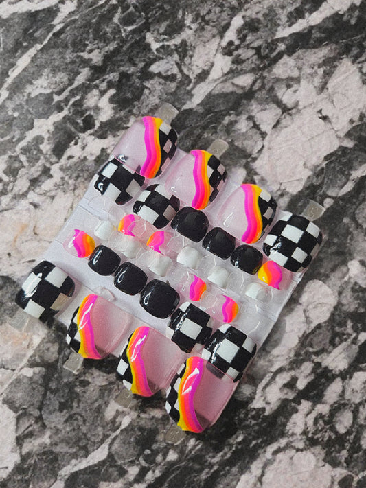 Speed racer Toenails