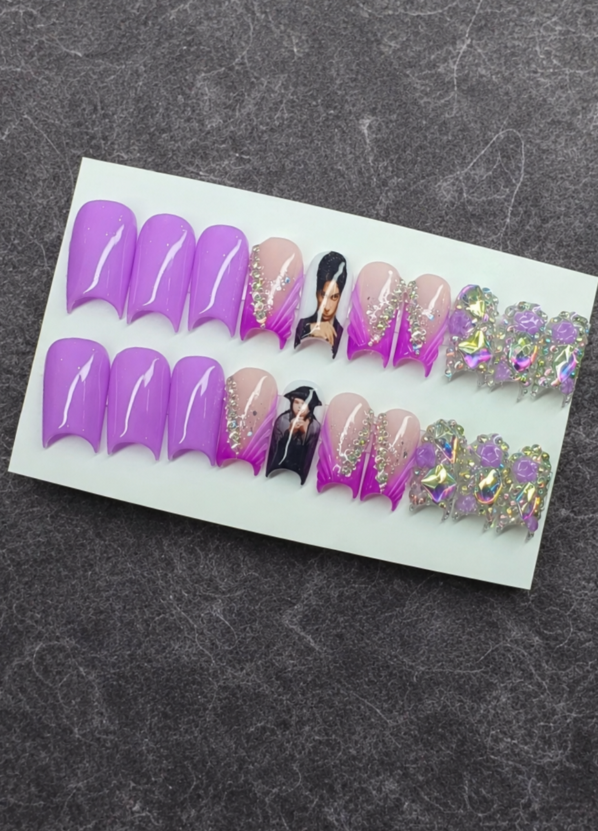 Purple Legend Medium Square