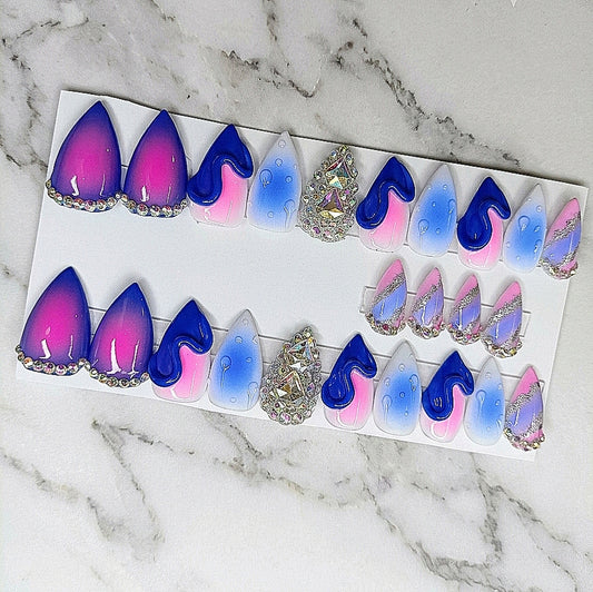 Not Your Average Press-ons Short Stiletto