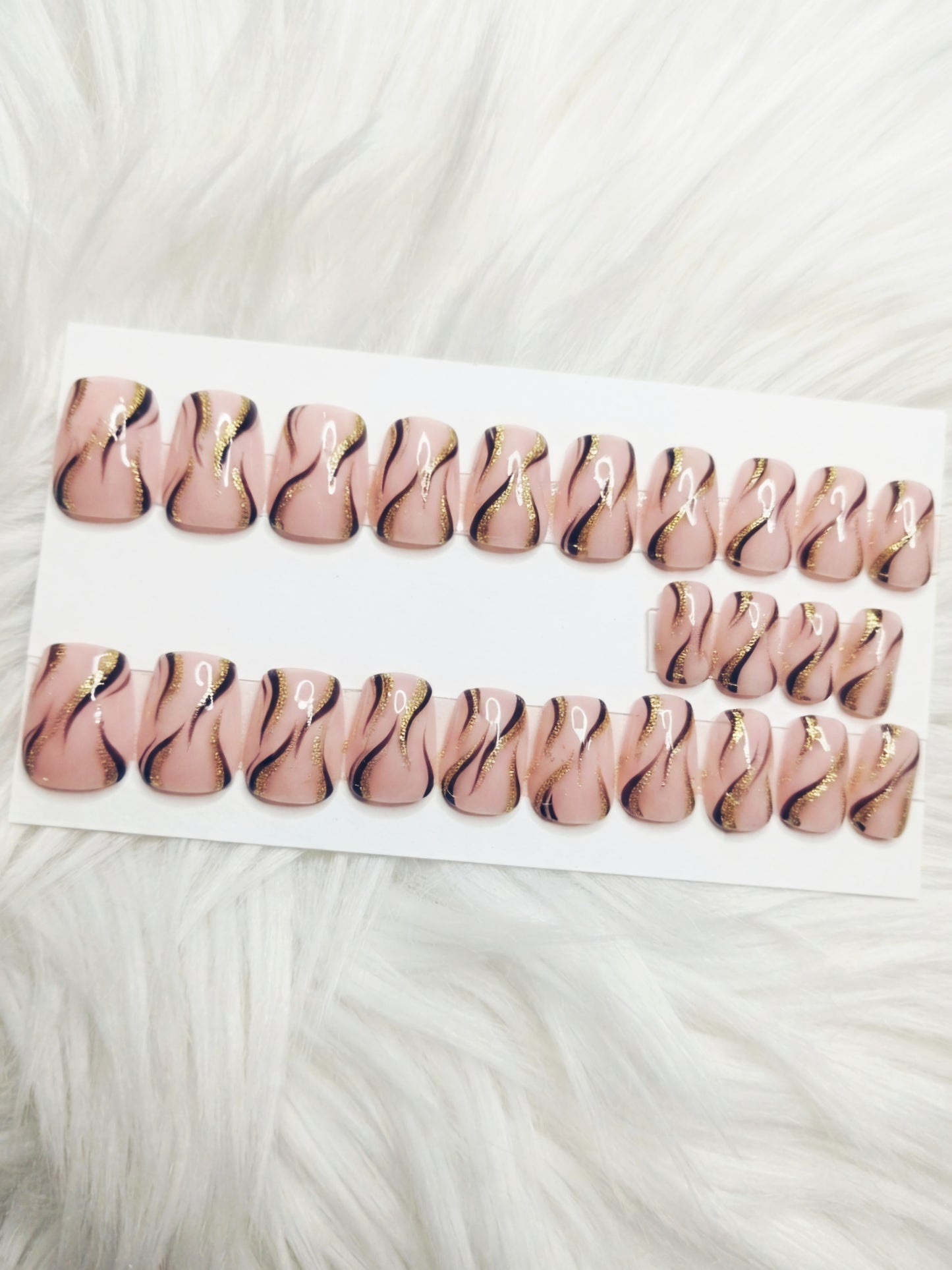 Nude Mirage Extra Short Coffin