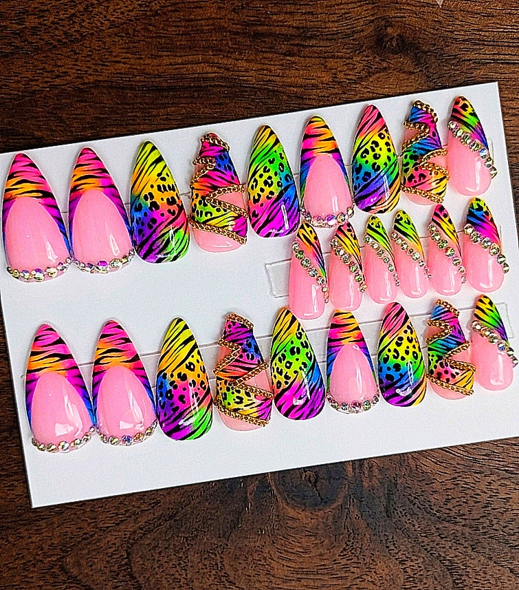 Rainbow Rush Medium Stiletto