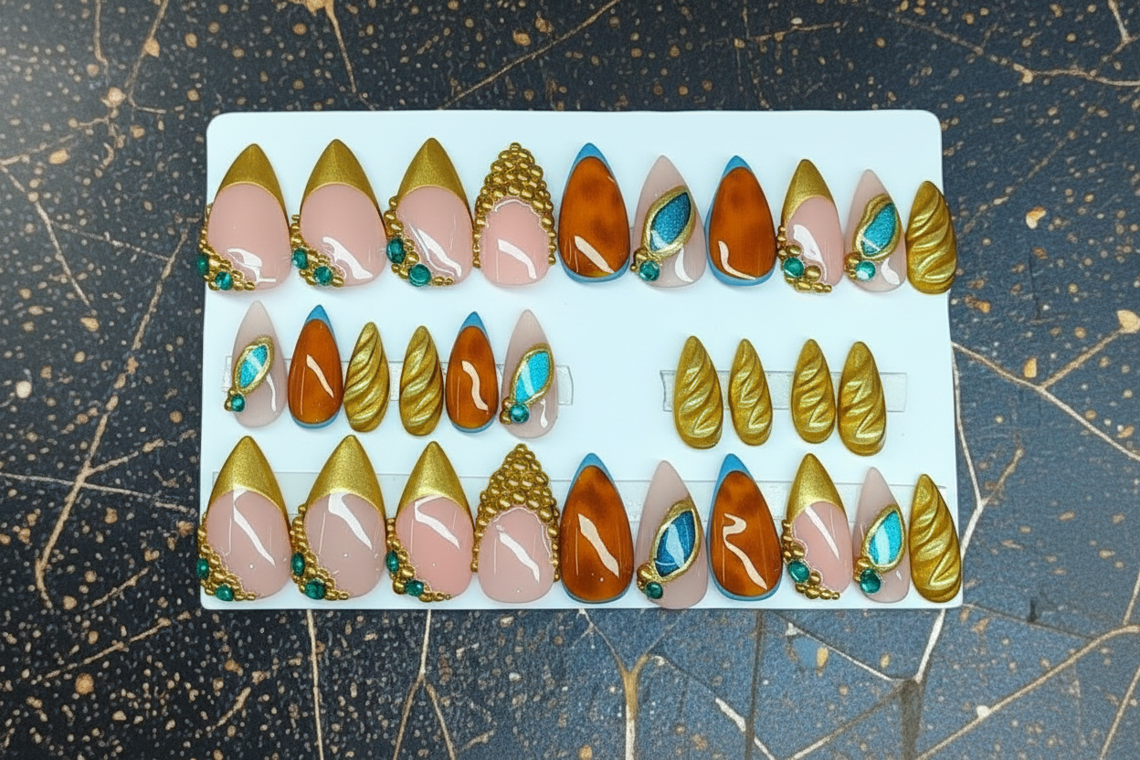 Midas Touch short stiletto