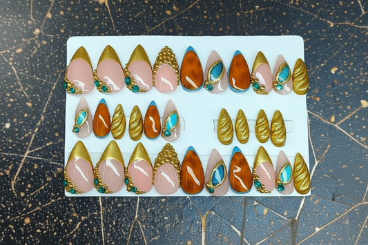 Midas Touch short stiletto