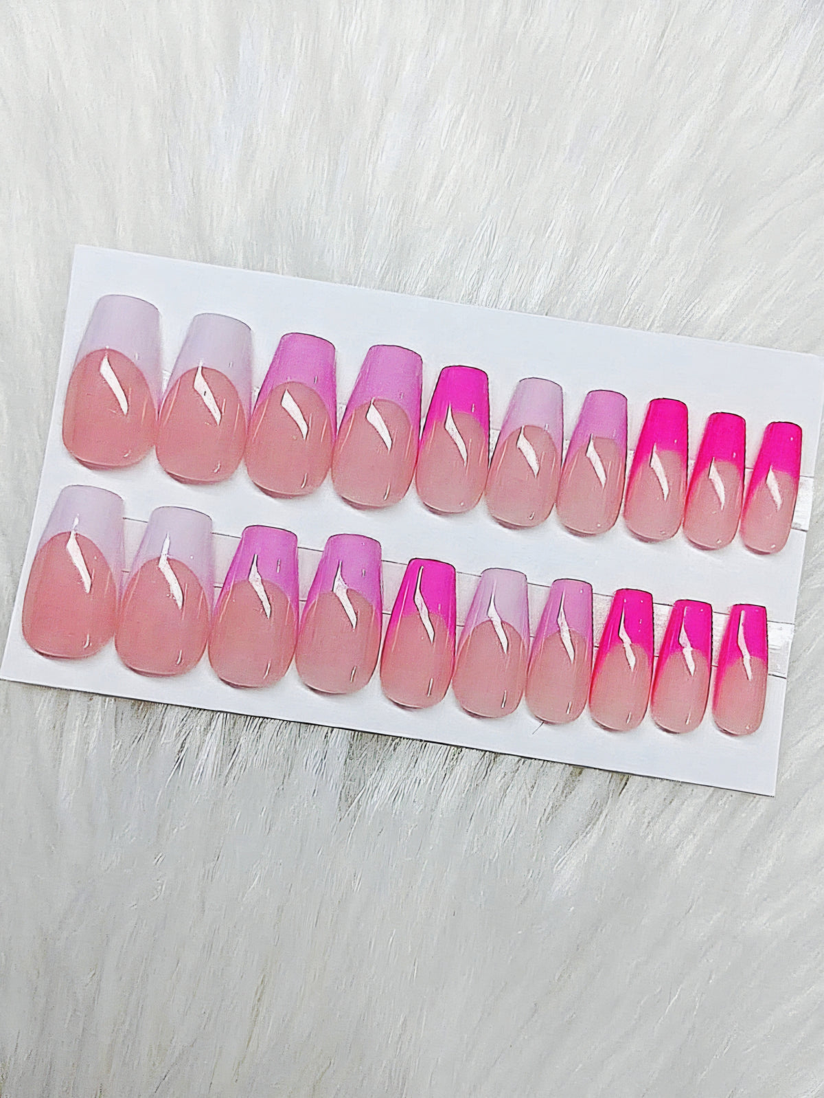 Pink Courage Medium Coffin
