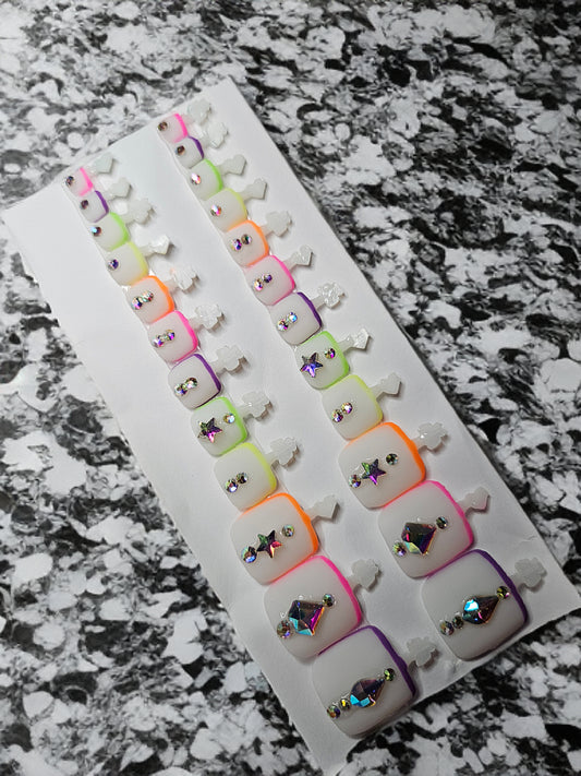 Pride Toenails Matte